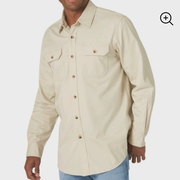 NWT Men's Wrangler long sleeve button down shirt - Picture 1 of 10